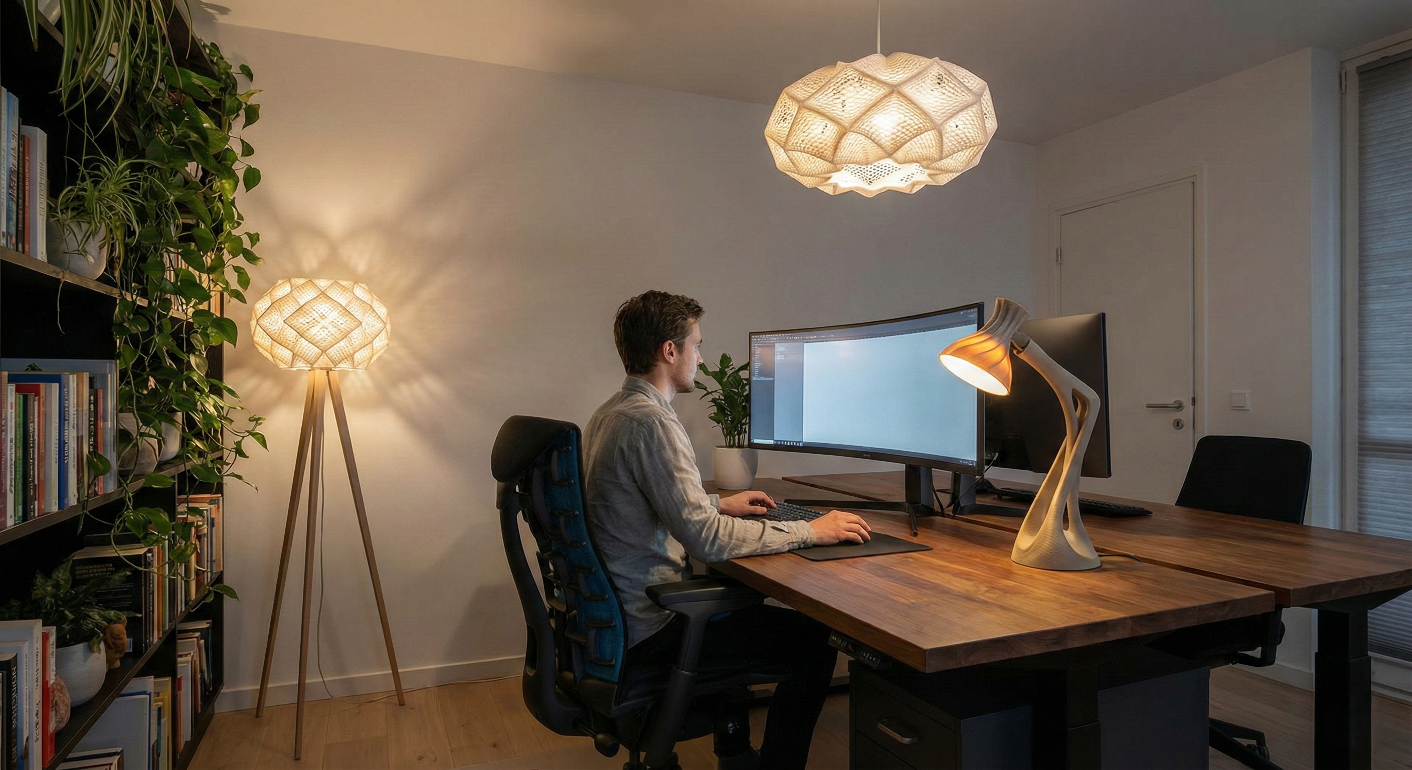 3D-Lampen im Homeoffice – mehr Konzentration und höherer Arbeitskomfort