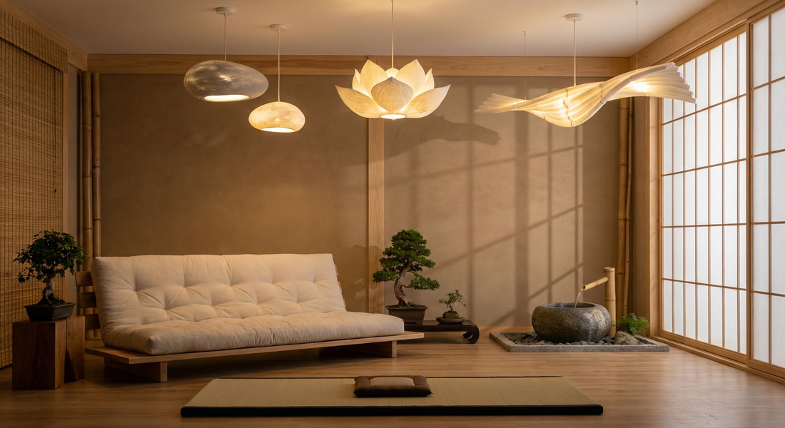 Zen-inspiriertes Wohnen – Deckenlampen aus PLA als Quelle der Ruhe und Balance