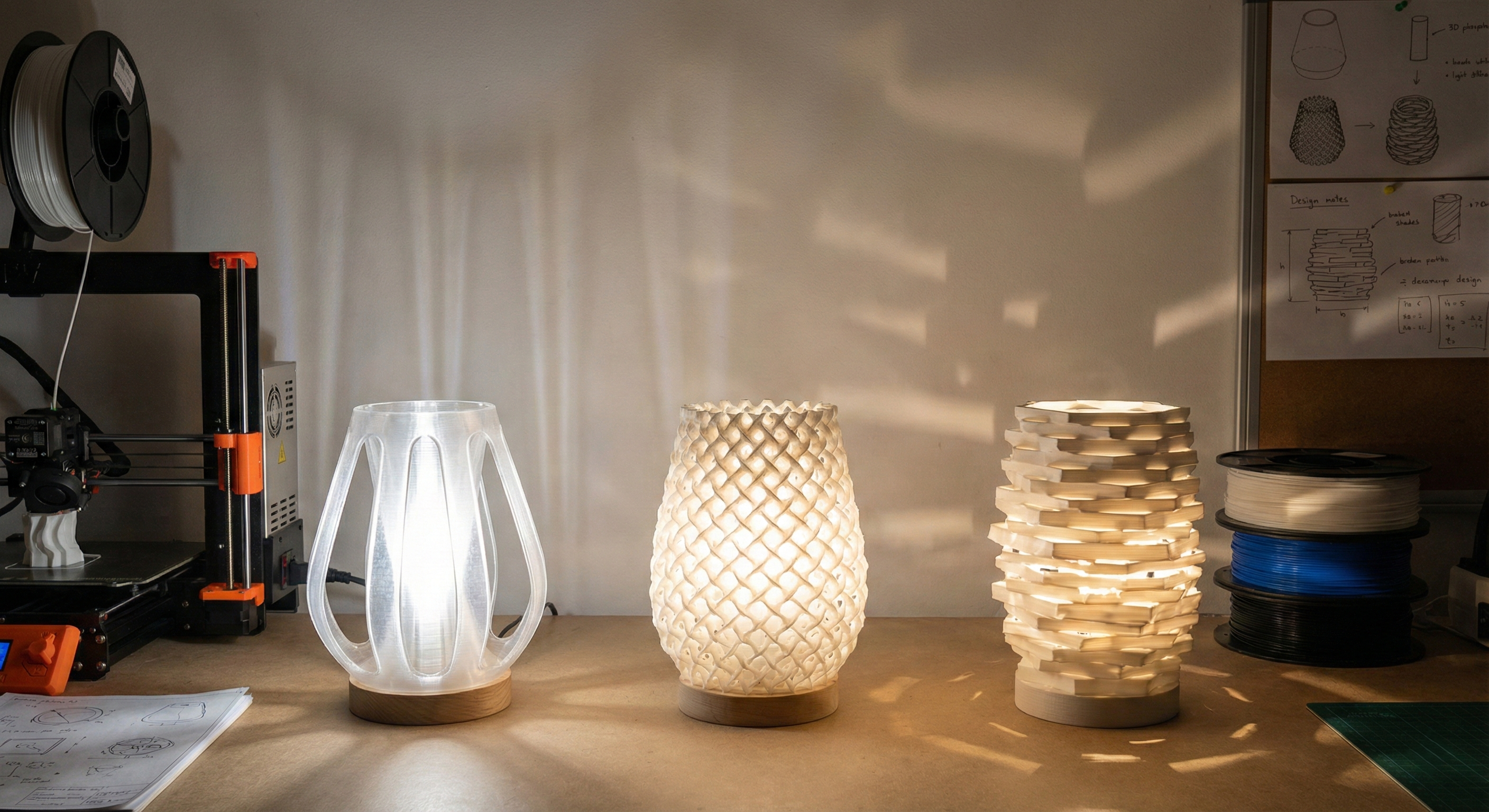 Wie der 3D-Druck die Lichtdiffusion in Lampen beeinflusst