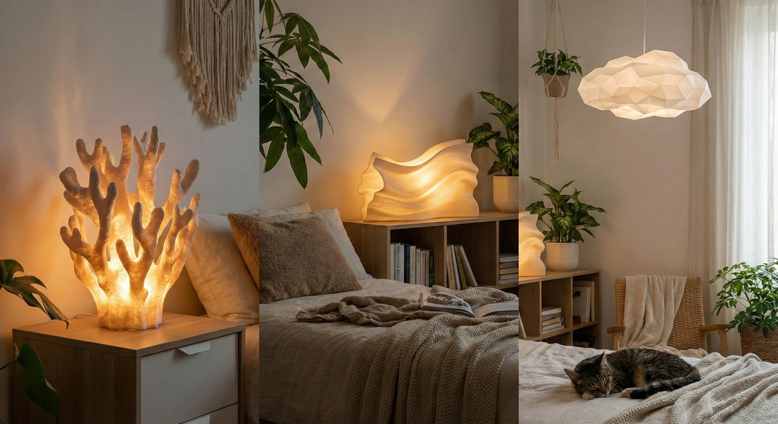 3D-Lampen fürs Schlafzimmer – Licht, das beruhigt